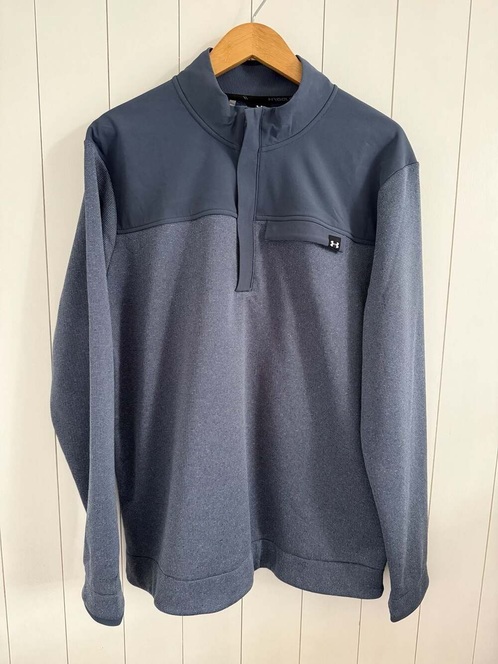 Under Armour UA Golf Storm SweaterFleece 1/2 Zip Pullover Men's XL Blue